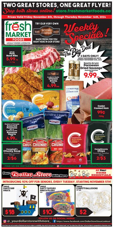 Fresh Market Foods Flyer November 8 to 14