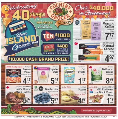 Country Grocer Flyer November 8 to 14