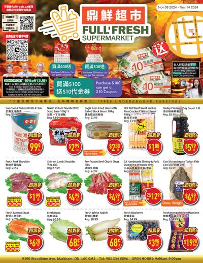 Full Fresh Supermarket Flyer November 8 to 14