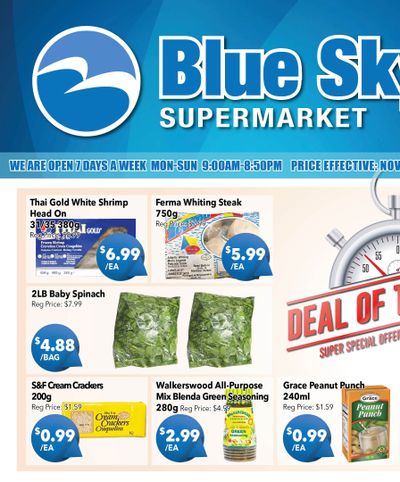 Blue Sky Supermarket (North York) Flyer November 8 to 14