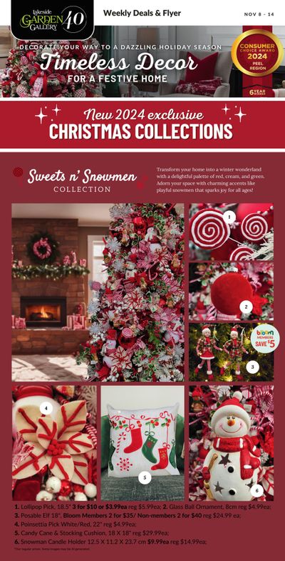 Lakeside Garden Gallery Flyer November 8 to 14