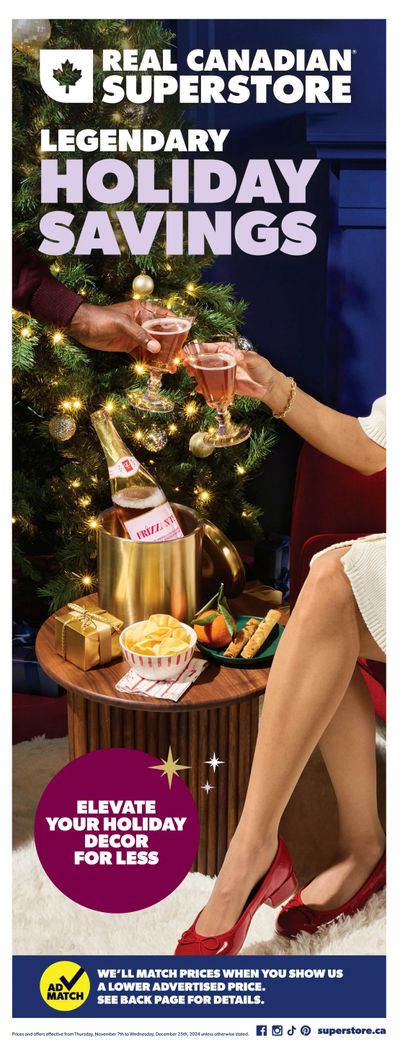 Real Canadian Superstore (ON) Holiday Savings Flyer November 7 to December 25