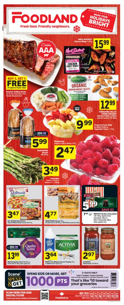 Foodland (ON) Flyer November 14 to 20