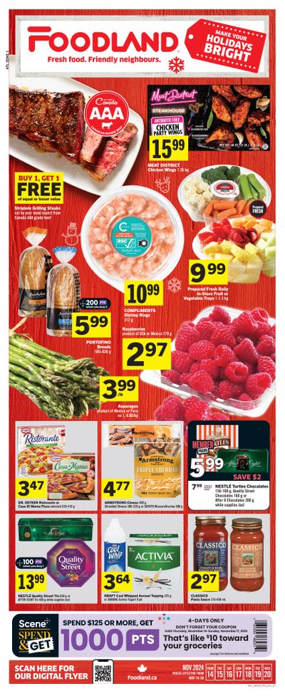 Foodland (Atlantic) Flyer November 14 to 20 Foodland (Atlantic) Flyer November 14 to 20