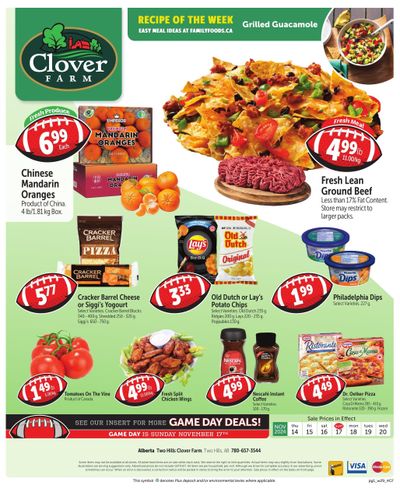 Clover Farm (West) Flyer November 14 to 20