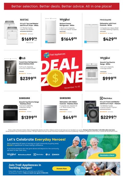 Trail Appliances (BC) Flyer November 14 to 20