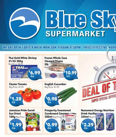 Blue Sky Supermarket (North York) Flyer November 15 to 21