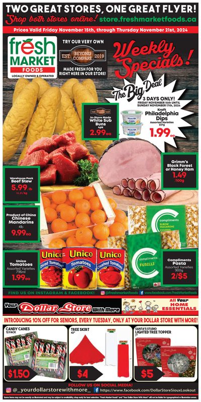 Fresh Market Foods Flyer November 15 to 21