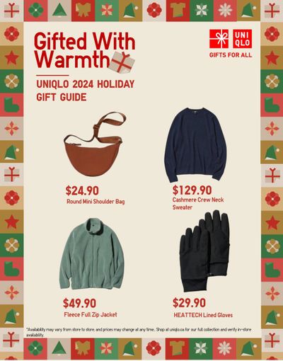 Uniqlo Canada Flyers, Coupons & Deals November 2024