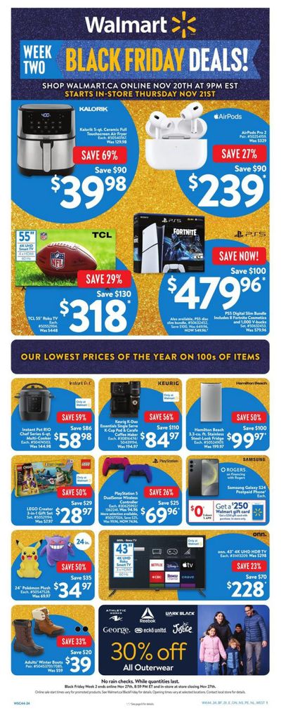 Walmart (West) Flyer November 21 to 27