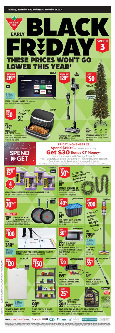 Canadian Tire (Atlantic) Flyer November 21 to 27 Canadian Tire (Atlantic) Flyer November 21 to 27