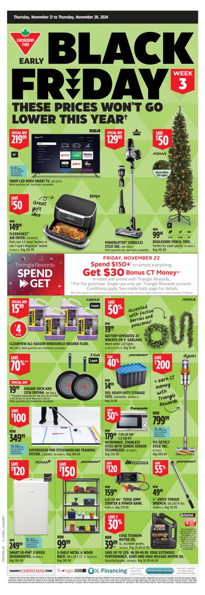 Canadian Tire (West) Flyer November 21 to 28
