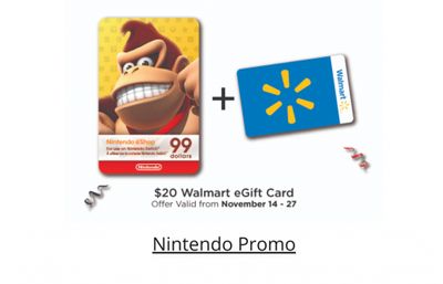 Walmart Canada: Bonus eGift Card Offers
