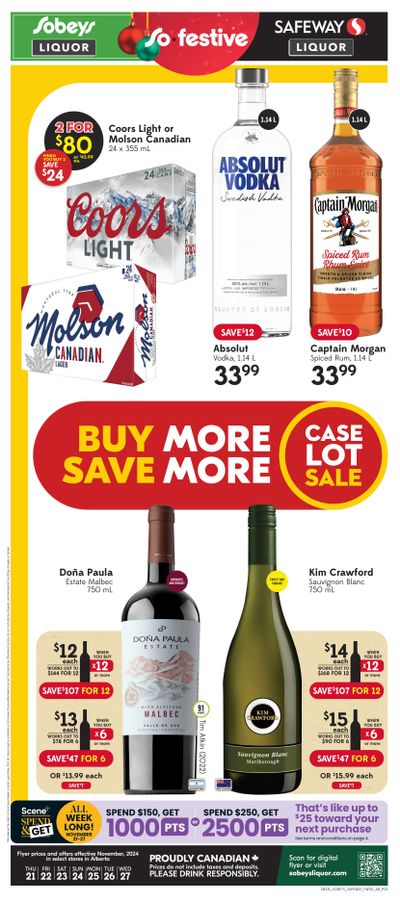 Sobeys/Safeway (AB) SWCB Flyer November 21 to 27