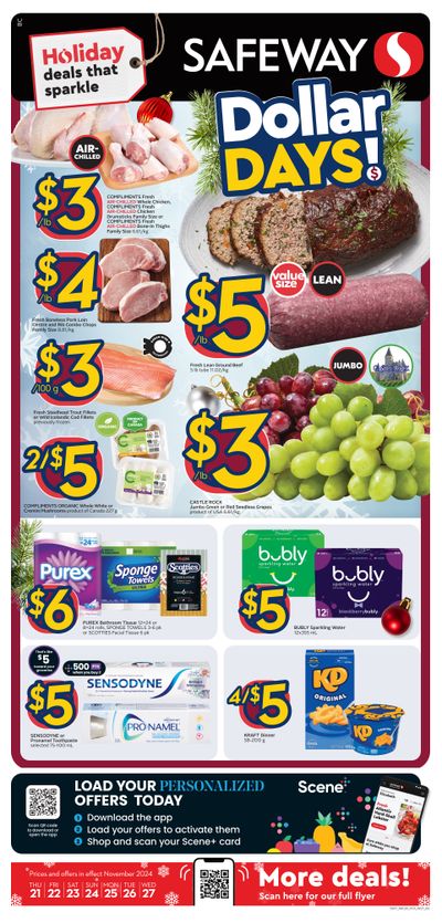 Safeway (BC) Flyer November 21 to 27
