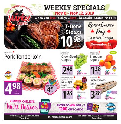 The Market Stores Flyer November 6 to 12