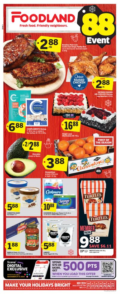 Foodland (ON) Flyer November 21 to 27