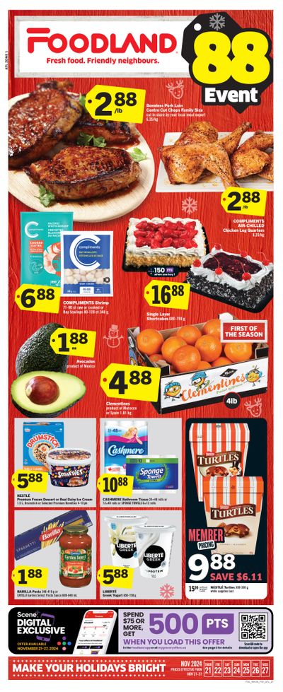 Foodland (Atlantic) Flyer November 21 to 27