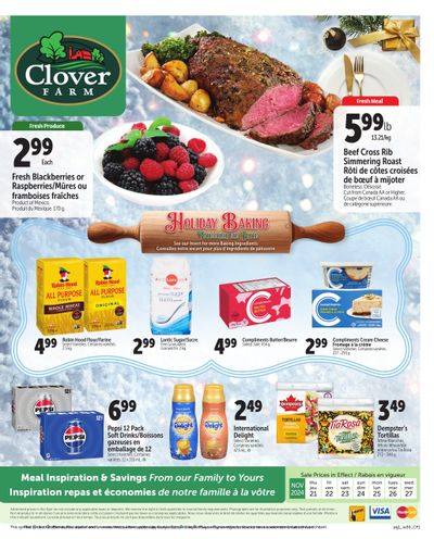 Clover Farm (Atlantic) Flyer November 21 to 27