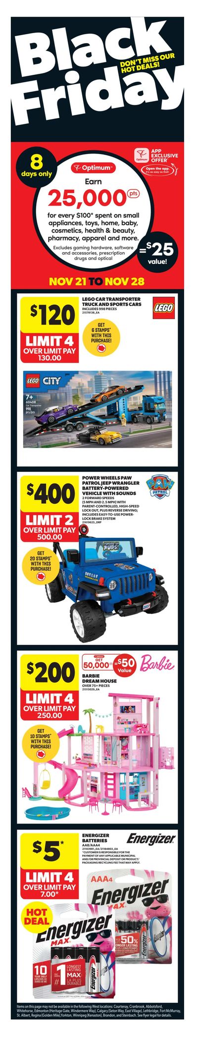 Real Canadian Superstore (West) Black Friday Flyer November 21 to 28