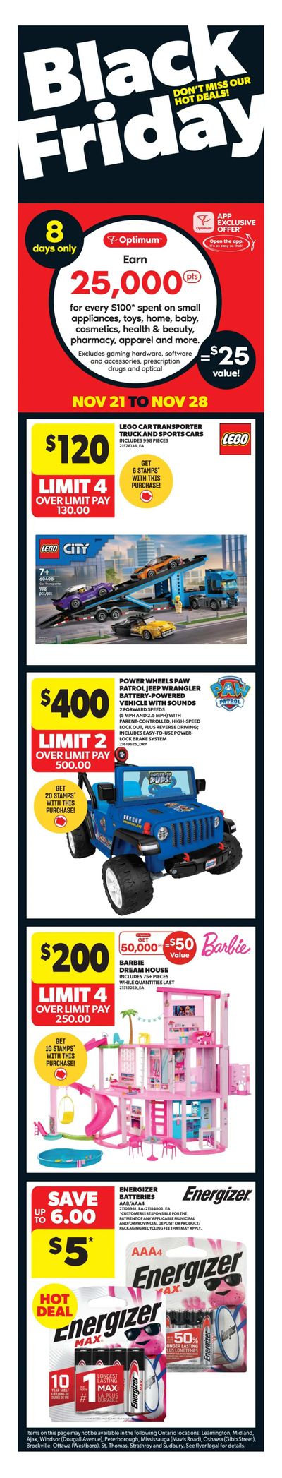 Real Canadian Superstore (ON) Black Friday Flyer November 21 to 28