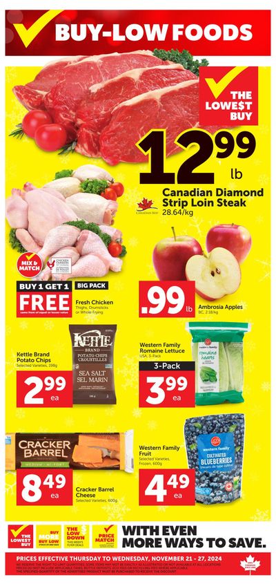 Buy-Low Foods Flyer November 21 to 27