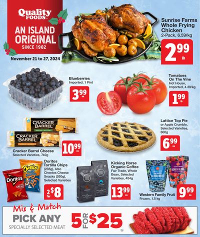 Quality Foods Flyer November 21 to 27
