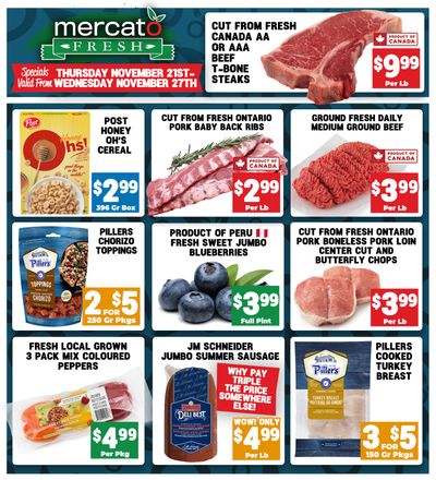 Mercato Fresh Flyer November 21 to 27