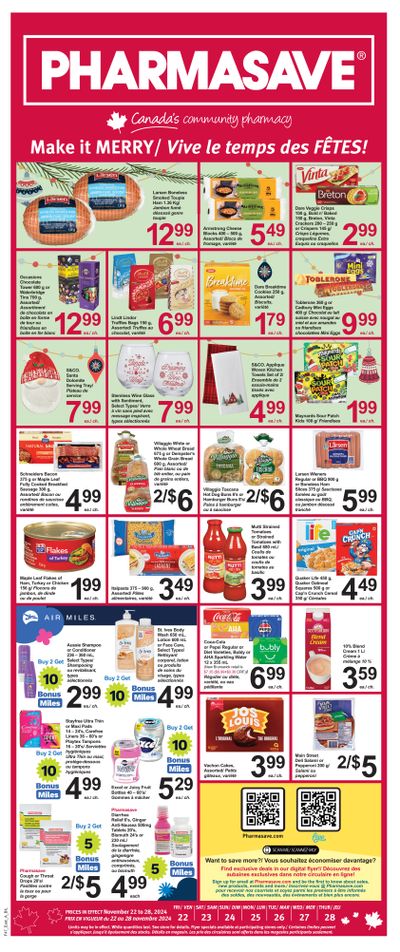 Pharmasave (NB) Flyer November 22 to 28