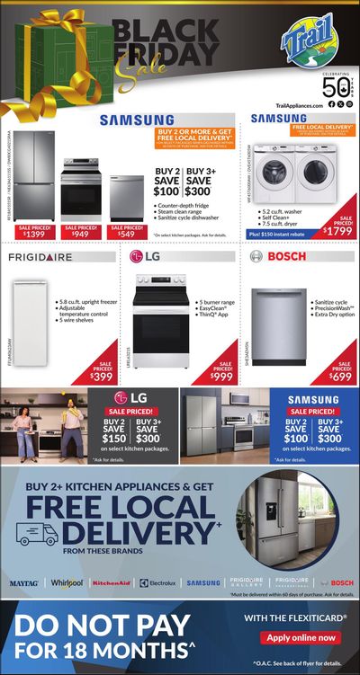 Trail Appliances (AB & SK) Flyer November 21 to 27