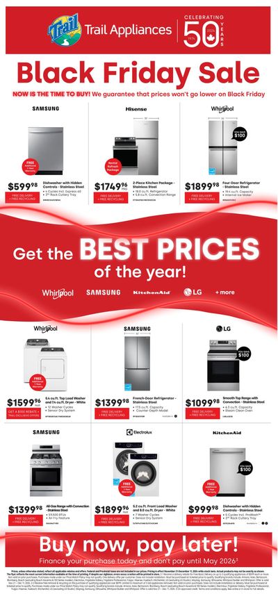 Trail Appliances (BC) Flyer November 21 to December 11