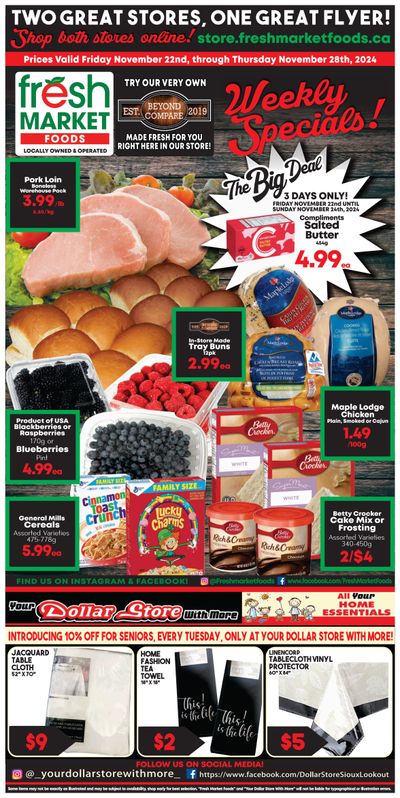 Fresh Market Foods Flyer November 22 to 28