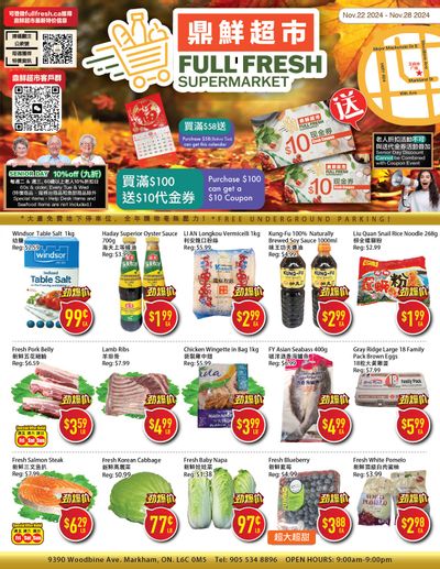 Full Fresh Supermarket Flyer November 22 to 28