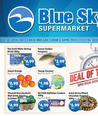 Blue Sky Supermarket (North York) Flyer November 22 to 28