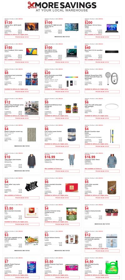 Costco (West, ON & Atlantic Canada) Black Friday Flyer November 25 to December 8
