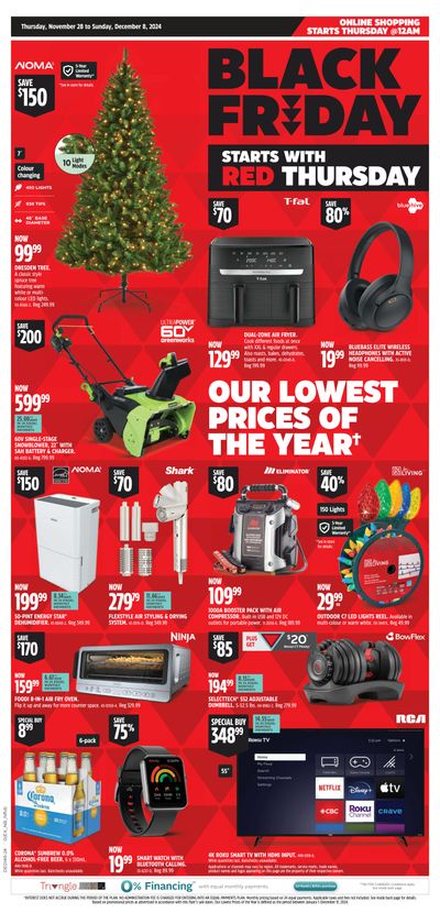 Canadian Tire (ON) Black Friday Flyer November 28 to December 8