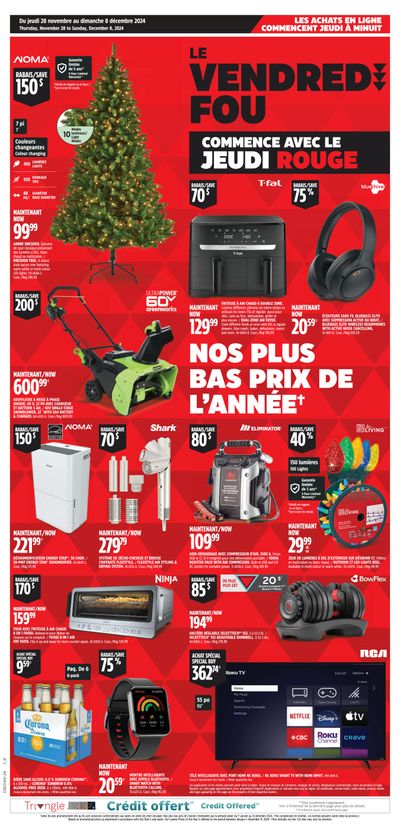 Canadian Tire (QC) Flyer November 28 to December 5