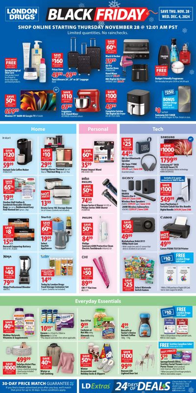 London Drugs Black Friday Flyer November 28 to December 4