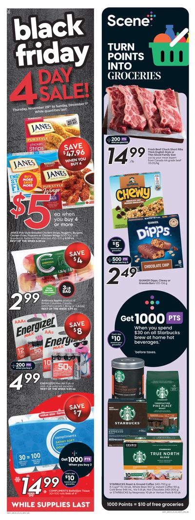 Safeway (BC) Flyer November 28 to December 4 Safeway (BC) Flyer November 28 to December 4