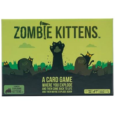 Zombie Kittens by Exploding Kittens - Card Games for Adults Teens & Kids - Fun Family Games (EKG-ZOMB-6) $23.19 (Reg $32.99)
