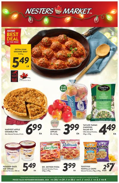 Nesters Market Flyer November 28 to December 4