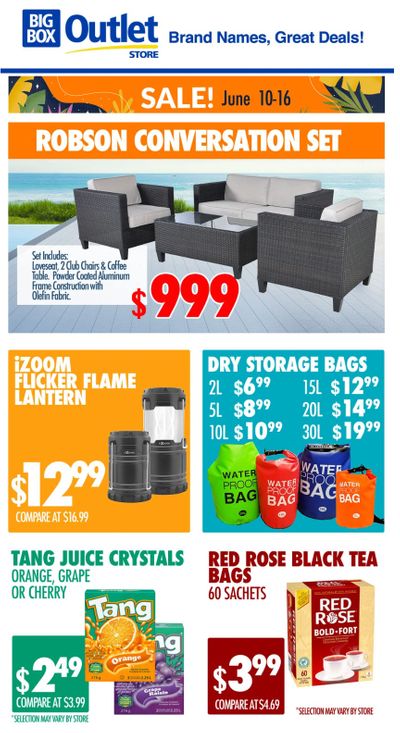 Big Box Outlet Store Flyer June 10 to 16