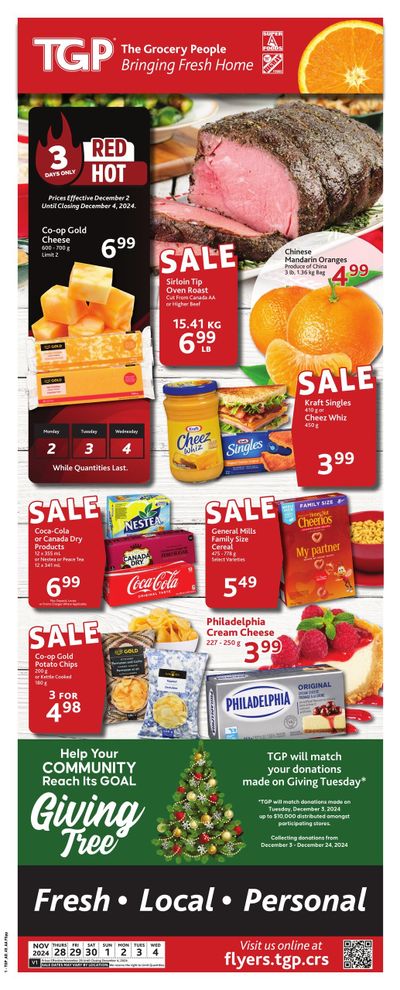 TGP The Grocery People Flyer November 28 to December 4