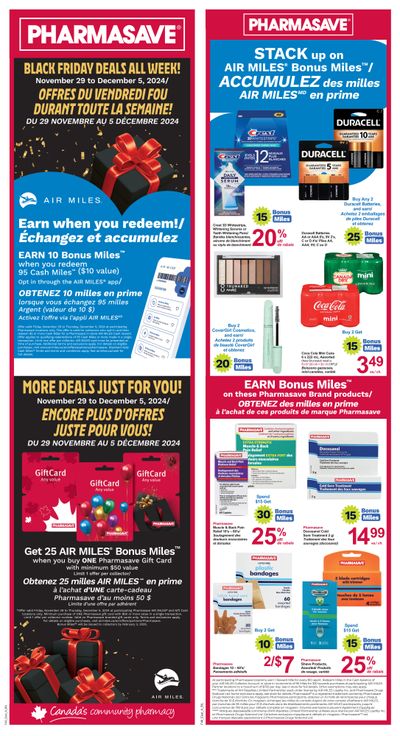 Pharmasave (NB) Flyer November 29 to December 5