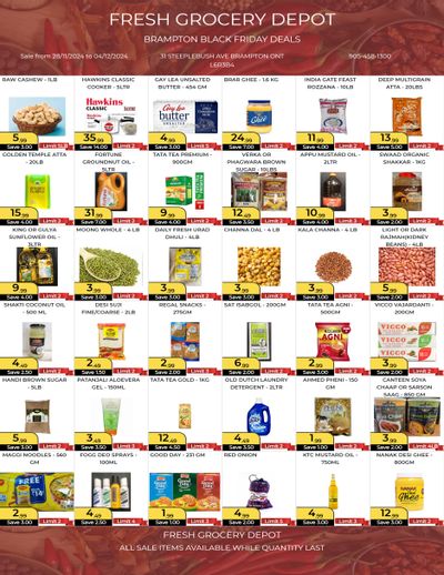 Fresh Grocery Depot Flyer November 28 to December 4