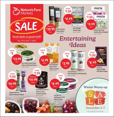 Nature's Fare Markets Flyer November 28 to December 11