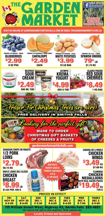 The Garden Market Flyer November 29 to December 5
