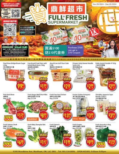 Full Fresh Supermarket Flyer November 29 to December 5