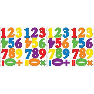 RoomMates RMK1280SCS Primary Numbers Peel and Stick Wall Decals $7.98 (Reg $11.32)