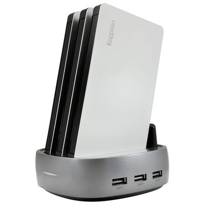 Kopplen Grab n' Go PowerDock with Power Bank - Silver On Sale for $89.99 (Save $40) at Bestbuy Canada   